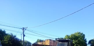 Las Toscas: Obras de bacheo