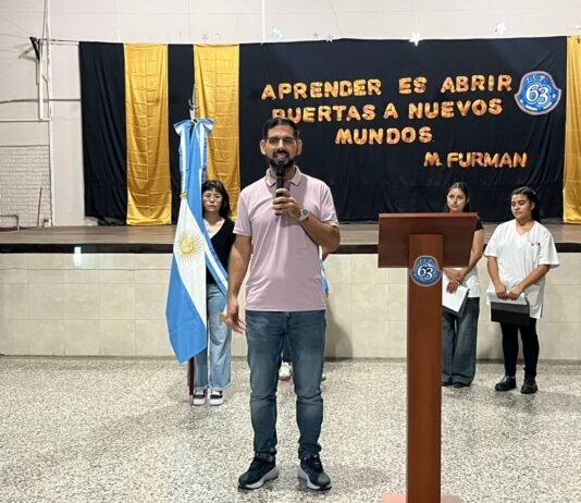 Las Toscas: Iván Sánchez participó de la apertura del ciclo lectivo 2026 en el ISP N°63