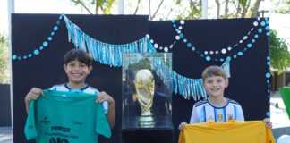 Villa Ocampo: Gran convocatoria para recibir la Copa del Mundo