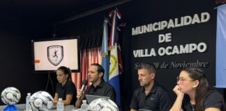 Villa Ocampo: La Dirección de Deportes llevó a cabo una conferencia de prensa