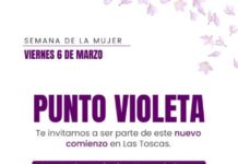 Las Toscas: Apertura de actividades del Punto Violeta