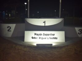 San Antonio de Obligado: Inauguración del Playón Deportivo Gobernador Miguel Lifschitz