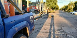 Villa Ocampo: Un menor y un motociclista hospitalizados tras un accidente de tránsito