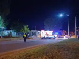 Villa Ocampo: Fallecieron los ocupantes de la moto que chocó un cartel