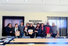 Villa Ocampo: Entrega de pensiones Ley 5110