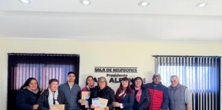 Villa Ocampo: Entrega de pensiones Ley 5110