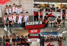 Villa Ocampo: Encuentro de Minibásquet en el Club Huracán