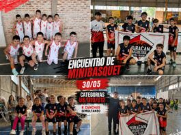 Villa Ocampo: Encuentro de Minibásquet en el Club Huracán