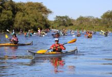 14° Canotaje Jaaukanigás: 96 kayakistas disfrutaron de esta apuesta al turismo regional