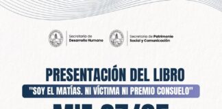 Las Toscas: Invitan a la presentación del libro “Soy El Matías. Ni víctima ni premio consuelo”