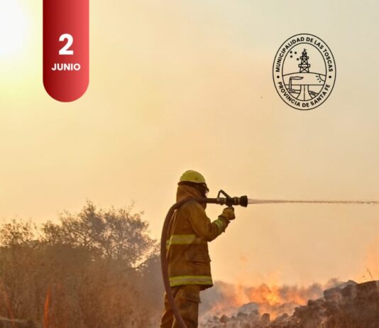 La Municipalidad de Las Toscas celebra el Día Nacional de los Bomberos Voluntarios