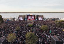 20 de Junio histórico: al pie del Monumento renovado, más de 350.000 personas celebraron el Día de la Bandera