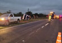 Villa Ocampo: Corte total de la Ruta Nacional 11 para retirar un camión despistado