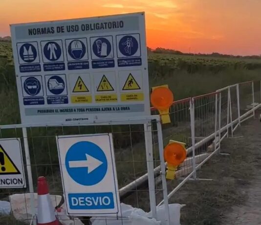 Villa Ocampo: Informan cortes de tránsito en caminos rurales por obras de infraestructura
