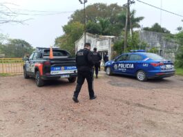 Las Toscas: Mujer detenida acusada de disparar con un rifle de aire comprimido contra un trabajador