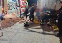 Villa Ocampo: Un motociclista resultó herido tras chocar contra un camión estacionado