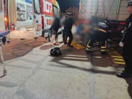 Villa Ocampo: Un motociclista resultó herido tras chocar contra un camión estacionado