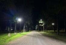 Las Toscas: La Municipalidad continúa fortaleciendo el alumbrado público y la infraestructura urbana