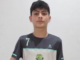 Benjamín Brac fue convocado a una observación de la Selección Argentina U15 de vóley