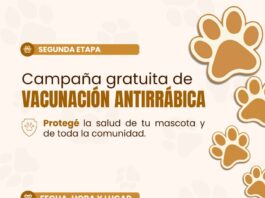 Las Toscas: Nueva jornada gratuita de vacunación antirrábica