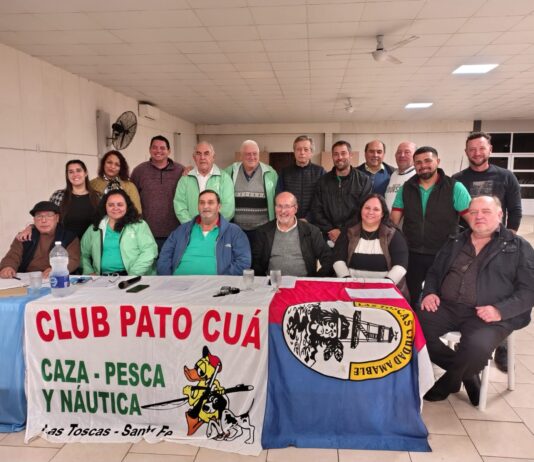 Las Toscas: El Club Caza y Pesca Pato Cuá renovó su Comisión Directiva