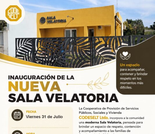 CODESELT inaugurará una nueva sala velatoria en San Antonio de Obligado