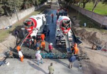 La Tercera Vía Reconquista-Avellaneda que construye la Provincia avanza con cuatro frentes de obra