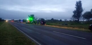 Las Toscas: Dos personas resultaron heridas tras un choque sobre la Ruta Nacional 11