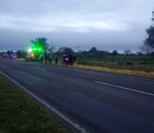 Las Toscas: Dos personas resultaron heridas tras un choque sobre la Ruta Nacional 11