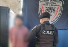 Villa Ocampo: Aprehenden a un hombre por intento de hurto y violación de domicilio
