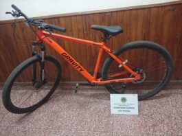Las Toscas: Aprehenden a un hombre por el robo de una bicicleta