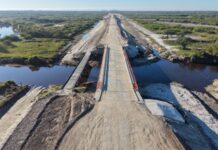 Con cuatro nuevos puentes de hormigón, la Provincia mejora la conexión entre Moussy y La Sarita