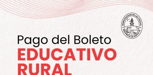 Las Toscas: Cronograma por institución del Pago del Boleto Educativo Rural