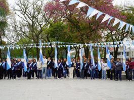 Villa Ocampo conmemoró el 17 de Agosto con un acto en homenaje al General José de San Martín