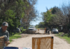 Las Toscas: Trabajos en la red cloacal
