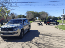 Las Toscas: Una mujer resultó herida tras un accidente de tránsito