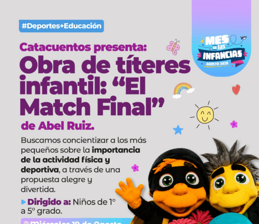 Villa Ocampo: Presentación de la obra de títeres “El Match Final” en el Mes de las Infancias
