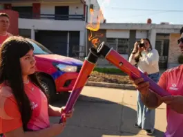 Juegos Suramericanos 2026: La Antorcha llegó a Villa Ocampo