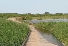 Avanzan las gestiones para reconstruir el puente sobre el Riacho El Dorado