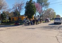 Las Toscas: Un motociclista resultó herido tras chocar contra un perro