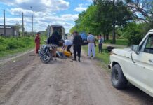 Villa Ocampo: Dos personas fueron trasladadas al Samco tras chocar con un equino