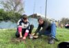 Las Toscas: 57 egresados dejaron su huella con la plantación de árboles