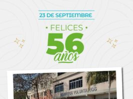Villa Ocampo: Los Bomberos Voluntarios celebran su 56.º Aniversario
