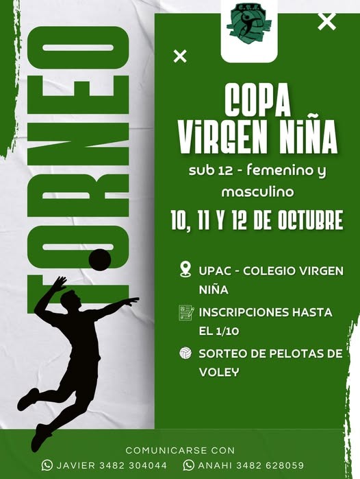 copa virgen niña