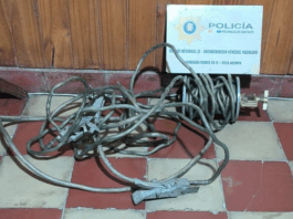 Villa Ocampo: Aprehendieron a un menor acusado de sustraer una puesta a tierra de cobre de la EPE