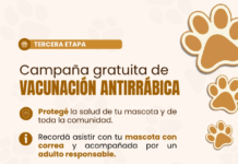 Las Toscas: Campaña gratuita de vacunación antirrábica
