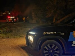 Las Toscas: Sofocaron un incendio sobre el arroyo Las Toscas