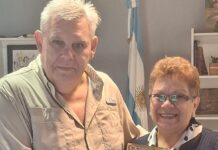 El Periodista Juan Pedro Zubieta visitó Villa Ocampo para enrevistar a “Palomita” Base