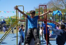 Villa Ocampo: Se reinauguró la Plaza Raúl Alfonsín en el barrio FOPROVI