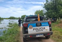 Villa Ocampo: Monitorean la crecida del Paraná y el avance del agua sobre la Ruta 32